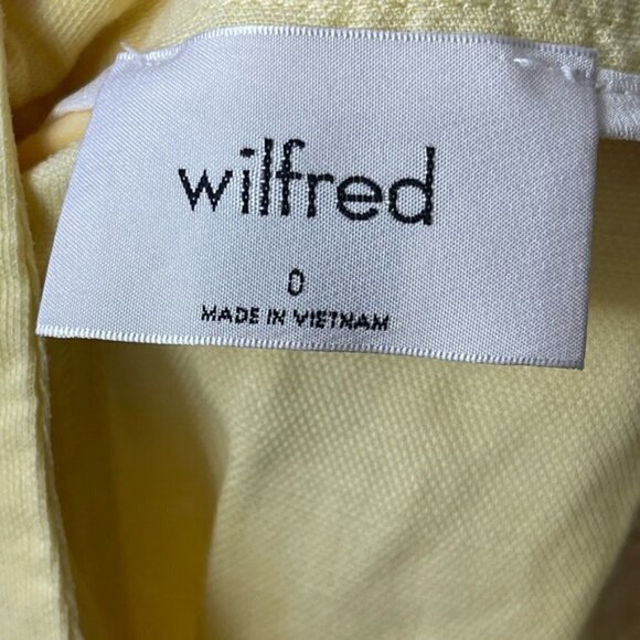 ARITZIA Wilfred linen blend Allegra Short yellow size 0 - Picture 4 of 9